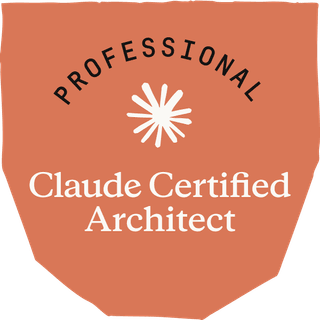 Claude Certified Architect - Professional badge, issued by Anthropic to Sandor Borbas, August 2026